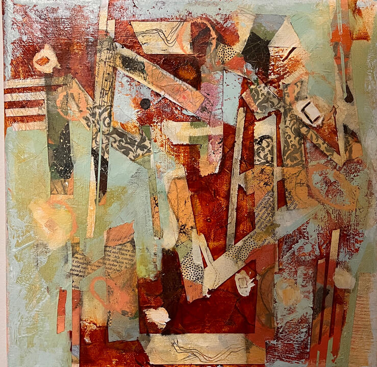 Attitude 12”x12” Mixed Media